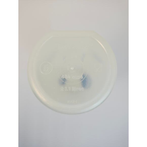 Tupperware Modular Mate Spaghetti Storage #1661 Lid & Insert Blue 4 3/4 Cups - Picture 4 of 9